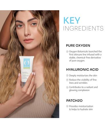 Oxygen Botanicals Hyaluronic Hydrating Gel plus PATCH2O -Moisturizing gel for all skin types light and refreshing formula daily protection-75ml - Buy Online on GoSupps.com