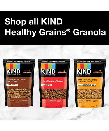KIND Healthy Grains Vanilla Blueberry Granola Clusters with Flax Seeds, Gluten Free, 11 oz (Pack of 3) - Buy Online on GoSupps.com