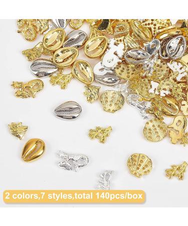 OLYCRAFT 100pcs Seashells Resin Fillers - Ocean Theme Alloy Epoxy Cabochons for Resin Jewelry Making - Buy Online on GoSupps.com