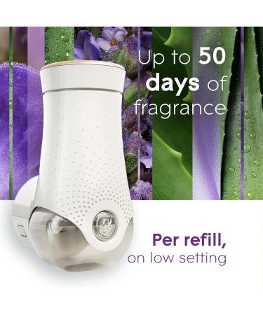 Glade PlugIns Air Freshener Kit Scented and Essential Oils for Bathroom and Home Fragrance Tranquil Lavender and Aloe 2 Warmers and 6 Fragrance Oil Refills Lavender & Aloe 118.89 ml (Pack of 1) - Buy Online on GoSupps.com