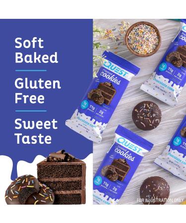 Quest Nutrition Frosted Cookies & Protein Chips Variety Pack Chocolate Cake Cookies BBQ/Cheddar & Sour Cream/Sour Cream & Onion Chips - Buy Online on GoSupps.com