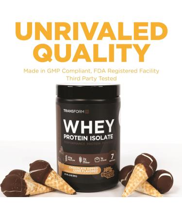 TransformHQ Whey Protein Isolate - Chocolate Flavor | 7 Servings Performance Protein Powder for Enhanced Gains - Buy Online on GoSupps.com