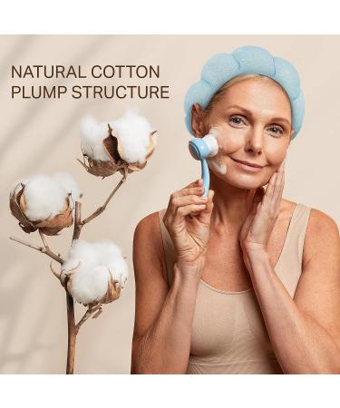 MAPICNNT Cute Pink Spa Headband for Face Washing and Makeup - Terry Cloth Bubble Skincare Headband for Spa and Facial Care - Buy Online on GoSupps.com