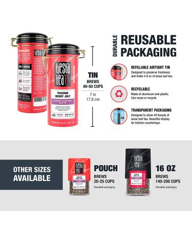 Tiesta Tea Early Grey De La Creme - Premium Loose Leaf Tea 4oz | Savory & Aromatic - Buy Online on GoSupps.com