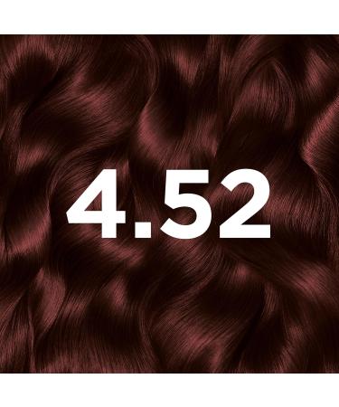 Garnier - Coloration Permanente - Sans Ammoniaque - 90% d'Ingr dients d'Origine Naturelle et Formule Vegan - Beurre de Karit - 100% Couverture Cheveux Blancs - Ch tain Acajou Prune (4.52) - Good CHATAIN ACAJOU PRUNE 4.52 - Buy Online on GoSupps.com