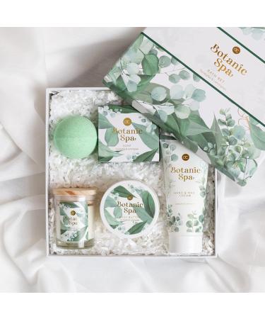 Accentra Botanic Spa Gift Set for Women - 5-Piece Bathing Set with Candle Soap Hand Cream Body Butter & Bath Bomb - Perfect Wellness Gift for Birthdays & Special Occasions - Buy Online on GoSupps.com