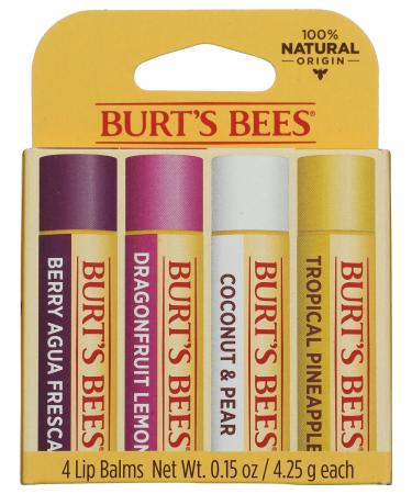 BURTS BEES Tropical Assortment Lip Balm 0.6 OZ