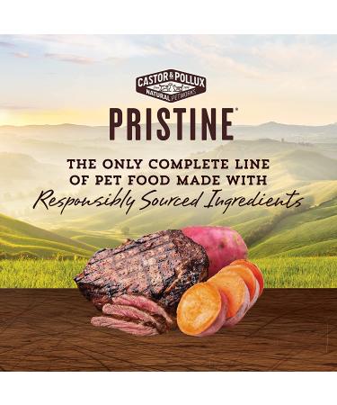 Castor & Pollux Pristine Grain-Free Dry Dog Food - Grass-Fed Beef & Sweet Potato with Raw Bites, 10 lb Bag - Buy Online on GoSupps.com