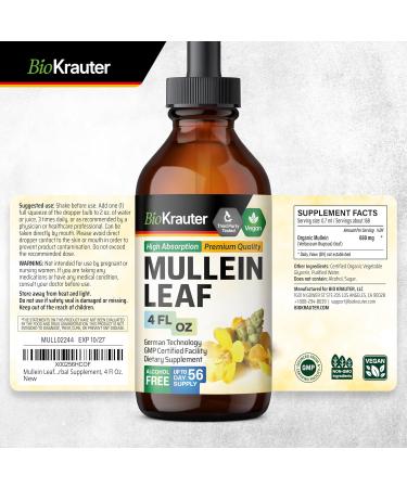 BIO KRAUTER Ashwagandha 90 Gummies & Mullein Tincture 4 Fl. Oz - Buy Online on GoSupps.com