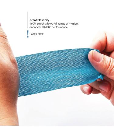 3-Pack Kinesiology Tape Pro Athletic Sports - Knee Ankle Muscle Support - Dynamic Physical Therapy - Breathable Waterproof Cotton - 2in x 16.4ft Roll - Buy Online on GoSupps.com