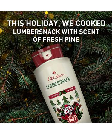 Old Spice Body Wash for Men, Holidudes Holiday Edition, 24/7 Holiday Freshness, Lasting Scent and Rich Lather, Stocking Stuffer, Lumbersnack with Fresh Pine Scent, 16 oz Lumbersnack with Fresh Pine 16 Fl Oz (Pack of 1) - Buy Online on GoSupps.com