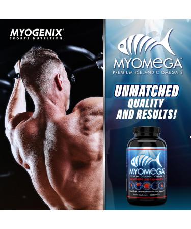 Myogenix Myomega Premium Icelandic Omega 3 with Co-Q10 and Astaxanthin Omega 3 Supplement to Support Brain Joint and Heart Health Powerful Antioxidant 90 Softgels (1200mg) 90 count (Pack of 1) - Buy Online on GoSupps.com