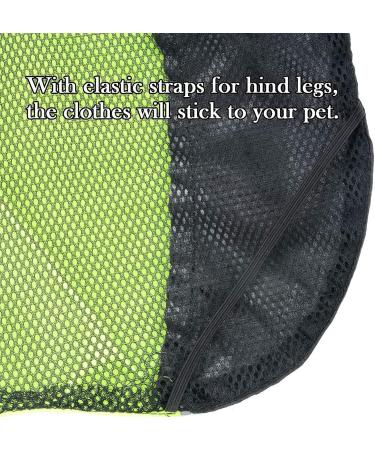 Zunea Waterproof Raincoat for Medium & Large Dogs - Reflective Windproof & Mesh Lined - Green 7XL - Perfect Outdoor Clothing for Wet Days - Buy Online on GoSupps.com