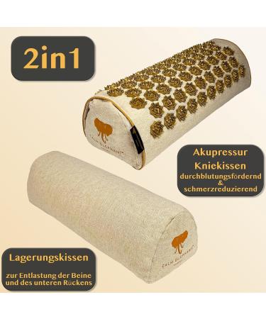 Buy Calm Elephant Original 2-in-1 Acupressure Pillow & Knee Roller - Relief for Knee Pain & Leg Tension - Premium Quality Pain Relief Solutions - Buy Online on GoSupps.com