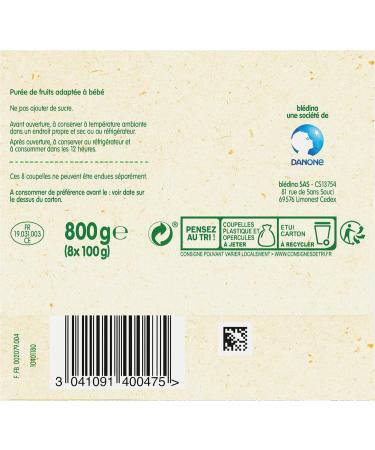 Bl dina Fruits du Verger 8 x 100g - Buy Online on GoSupps.com