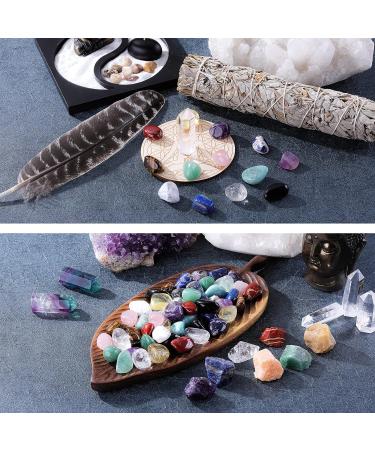 Top Plaza Fluorite Crystal Stones - Natural Reiki Healing Gemstones for Energy Therapy and Meditation - 0.22Lb - Buy Online on GoSupps.com