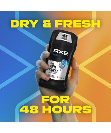 AXE Anarchy For Him 2.7oz Deodorant Stick for Men - Pack of 2 - Buy Online on GoSupps.com