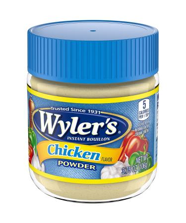 Wylers Instant Chicken Flavored Bouillon Powder - 3.75 oz Jar - Buy Online on GoSupps.com