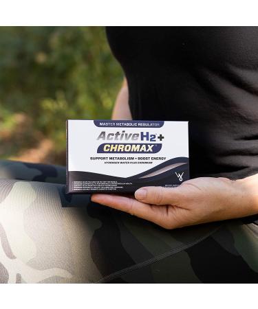 Active H2+ Chromax - Hydrogen Water Tablets with Chromium for Metabolism and Fitness - 30 Tablets - Buy Online on GoSupps.com