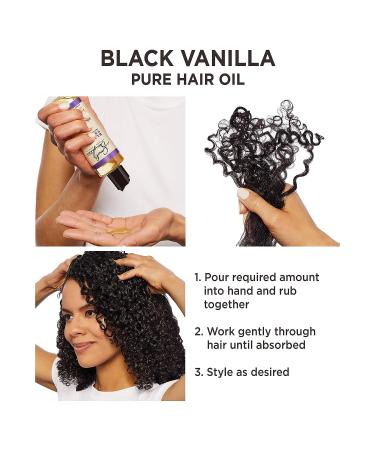 Carol's Daughter Black Vanilla Moisture & Shine Hair Oil - Calendula, Chamomile, Safflower - 4.3 fl oz - Silicone & Paraben Free - Buy Online on GoSupps.com