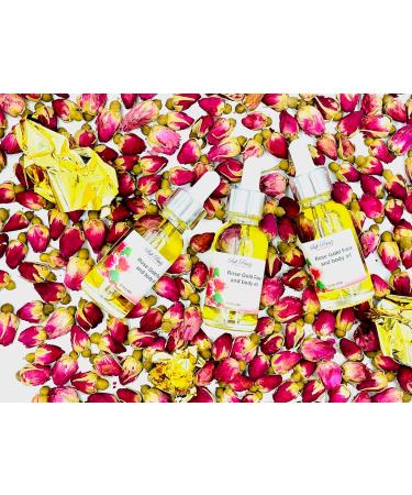 Buy Soft Petalz Rose Gold Facial Oil - Nourishing & Hydrating Skincare | International Shipping Available - Buy Online on GoSupps.com