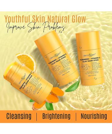 Turmeric Face Mask - Organic Acne Treatment & Anti-Aging Set of 3 | Boost Circulation & Revitalize Dull Skin - Buy Online on GoSupps.com