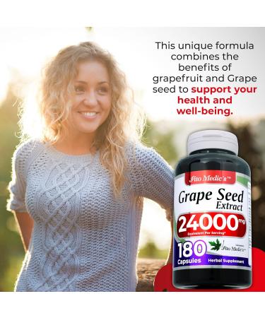 FITO MEDIC'S Lab | Grape Seed Extract | Grape Seed | 180 Capsules |Ultra high Absorption. - Buy Online on GoSupps.com
