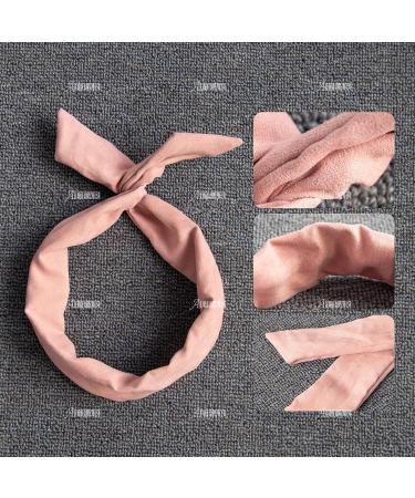 9 Pack Solid Color Twist Bow Headbands for Women Girls - AUEAR Rabbit Ear Bow Head Wraps Hair Accessories - Buy Online on GoSupps.com