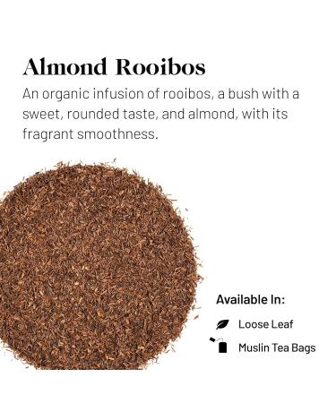 Kusmi Tea Organic Rooibos Almond - Caffeine-Free Herbal Tea Infusion Sweet & Creamy 100g Metal Can - Shop Internationally - Buy Online on GoSupps.com