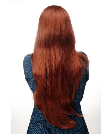 WIG ME UP - Very Long Red Copper Straight Wig 80 cm | Hair Replacement 3217-130 - Buy Online on GoSupps.com