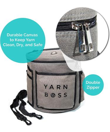 Yarn Boss Yarn Bag - Organize Your Knitting Supplies on the Go - Yarn Storage for Multiple Projects - Keep Yarn Clean and Tangle-Free - Knitting & Crochet Yarn Holder - Buy Online on GoSupps.com
