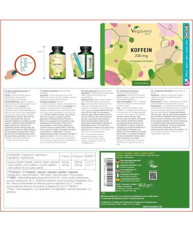 At 9090 mg | With 200 mg of NATURAL Caffeine | Energy + Focus | Unique: No Additives & Natural | Prolonged Energizing Effect | 120 Vegan Capsules | Vegavero  - Buy Online on GoSupps.com