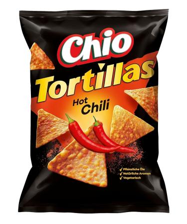 Buy Chio Tortillas Hot Chili 110g - Pack of 12 | International Shipping Available - Buy Online on GoSupps.com