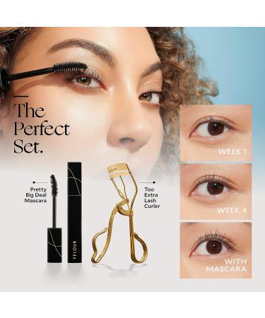 Velour Lashes Pretty Big Deal Mascara with Peptides - 3-in-1 Tubing Mascara, Lash Protector, and Enhancement Serum for Nourished Eyelashes - Buy Online on GoSupps.com