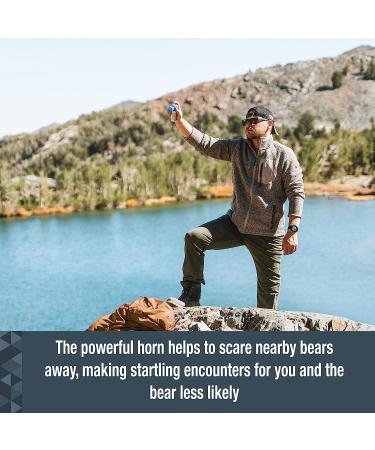 SABRE Frontiersman 9.2 Ounce Bear Spray Deterrent and Bear Horn with Locking Top - Buy Online on GoSupps.com