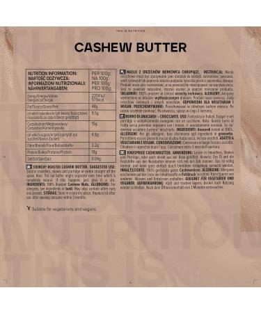 Organic Roasted Cashew Butter Tub - 500g | Smooth & Natural | Buy in Bulk - Buy Online on GoSupps.com
