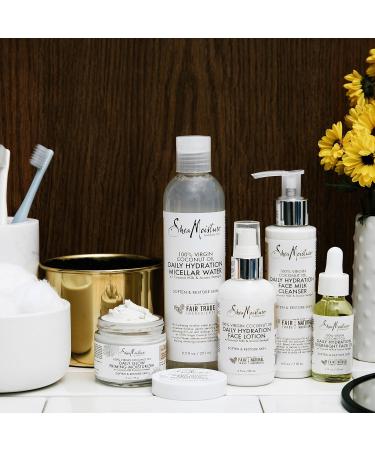 SheaMoisture Daily Hydration Face Milk Cleanser - 4 Fl Oz (Pack of 2) | Buy Internationally Natural Skincare - Buy Online on GoSupps.com