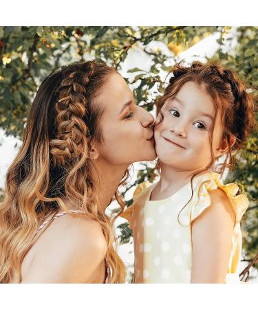 1000pcs Clear Elastic Hair Ties & Braiding Tool Set for Kids - Soft Rubber Bands for Braids - Buy Online on GoSupps.com