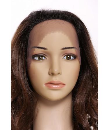 WIG ME UP RGF-5547-LF-OP2/430 Women's Lace Front Wig - Dark Brown Red Balayage Mix Long Wavy Hair - Buy Online on GoSupps.com
