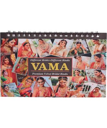 VAMA Multicolour Forehead Stickers & Crystal Rhinestone Bindis - 948 Indian Bindi Book for Women & Girls | Shop Worldwide - Buy Online on GoSupps.com