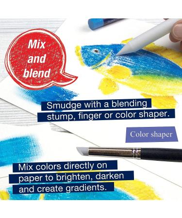 Faber-Castell Oil Pastel Crayons - 36 Vibrant Colors - 36 Count - Buy Online on GoSupps.com