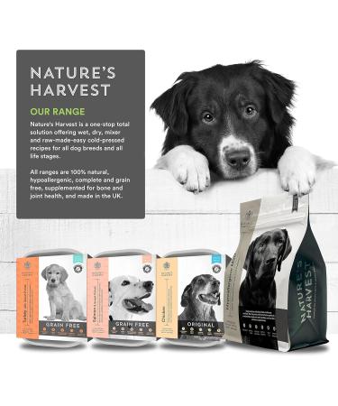 Nature's Harvest Natural Complete Wet Dog Food Lamb and Brown Rice for Fussy Eaters and Sensitive Stomachs - Multipack 10-Pack for Adult and Senior Dogs - Buy Online on GoSupps.com