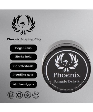 Phoenix Hair Products Phoenix Pomade Deluxe Water Based Strong Hold High Shine 100ML - Buy Online on GoSupps.com