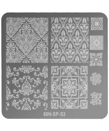 99Nails Stamping Plate Square - Connect