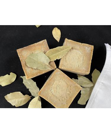  TENGRI Tengri Aleppo soap with 80% olive oil 20% hand hair soap - vegan - natural product - 3 x approx. 200 g - Buy Online on GoSupps.com