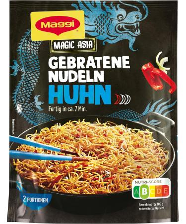 Maggi Asia gebratene Pasta with chicken 12 pack (12 x 121 g Sachets) - Buy Online on GoSupps.com