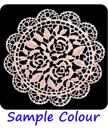 1 x Simply Heaven Edible Ready Made Cake Lace 47 colours mat 79 (Rose Gold) - Buy Online on GoSupps.com