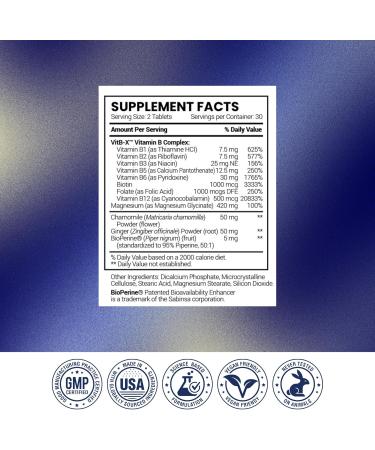 Research Verified Leg Cramps - Magnesium B Vitamins Ginger Chamomile BioPerine - Circulation Support - Vegan - 1 Month Supply 60 Count (Pack of 1) - Buy Online on GoSupps.com