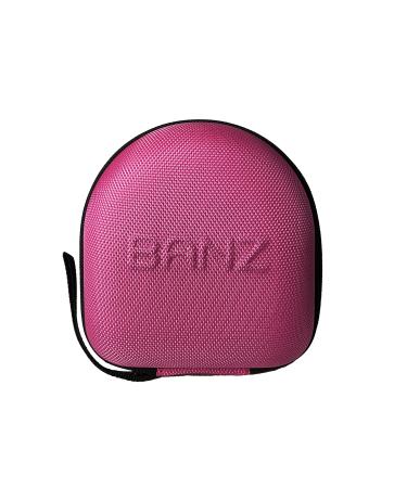BANZ Kids Earmuffs CASE (NOT Baby Size) - Protective Premium Hard EVA Case - Holds Kids Size Headphones  Protect Children Hearing Earmuffs  Travel Case - Azalea Pink Doodle