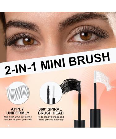 2 in 1 Lash Bond & Seal Glue | Waterproof Eyelashes Adhesive for DIY Cluster Extensions | Strong Hold 48-72 Hours | 5ml + 5ml - Buy Online on GoSupps.com